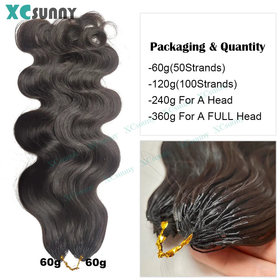 Body Wave Crochet Human Hair Knotless Invisible Crochet Human Hair Extensions With String In The Middle Pre Separated