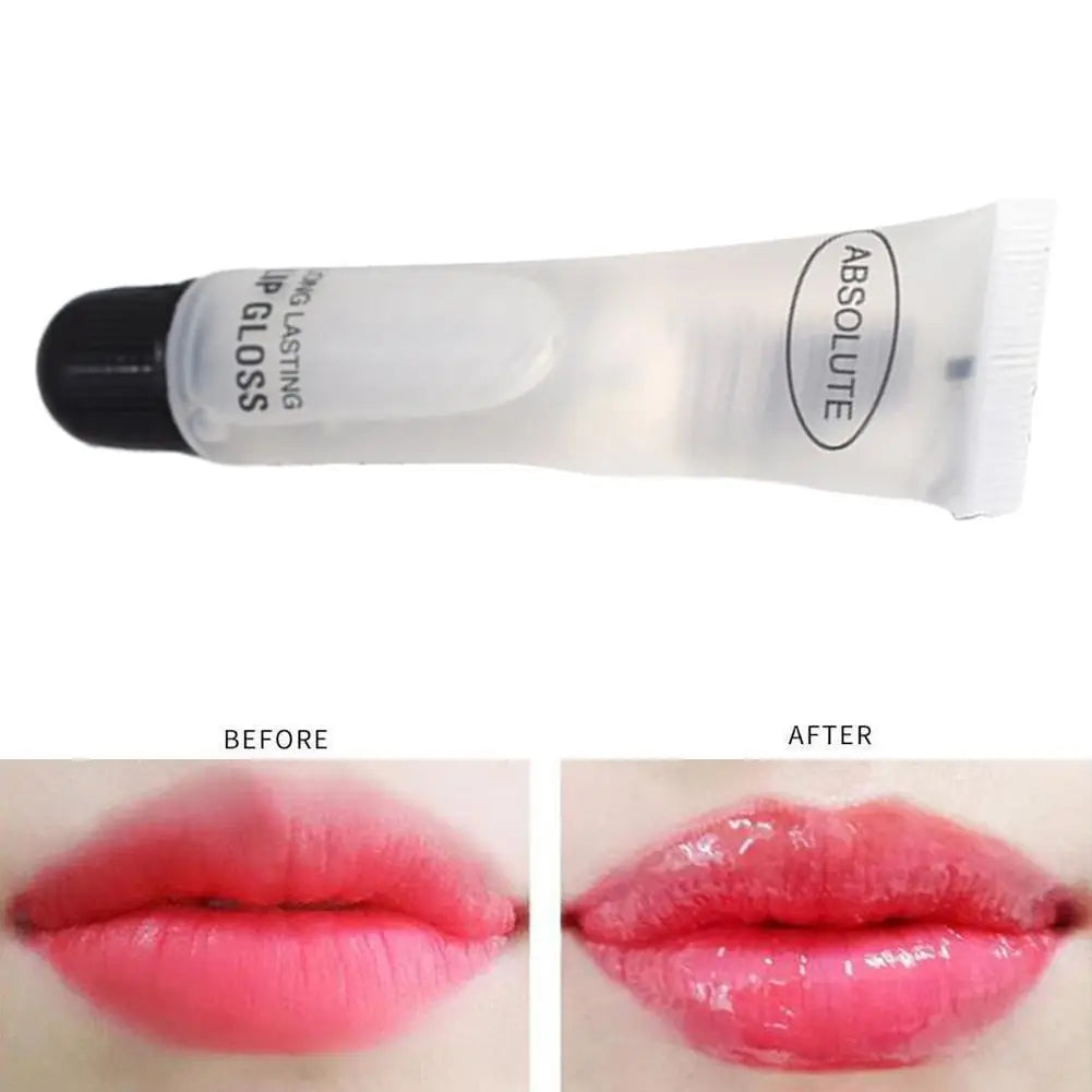 Lip Gloss Moisturizer Plumper Long Lasting Sexy Lips Pump Transparent