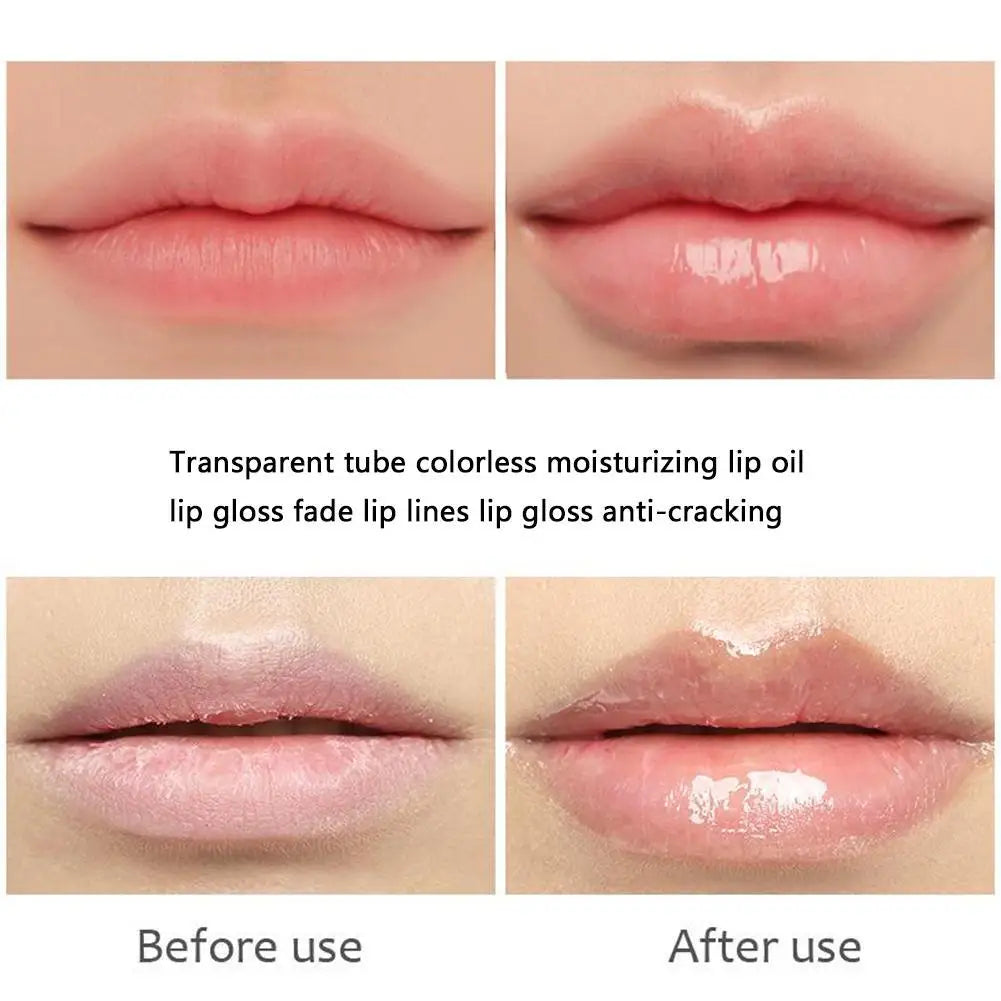 Lip Gloss Moisturizer Plumper Long Lasting Sexy Lips Pump Transparent